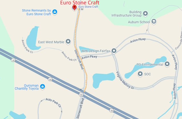 Directions to Euro Stone Craft